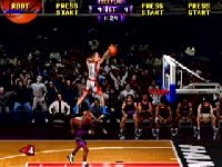 NBA Hangtime Screen: Going for the Dunk