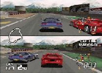 World Driver Championship Screen: 2P Versus Mode