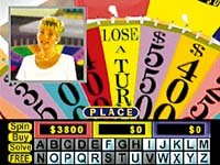 Wheel of Fortune Screen: Spinning the Wheel